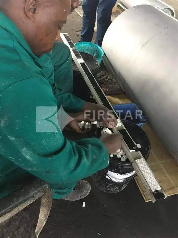 Ceramic Pulley lagging project