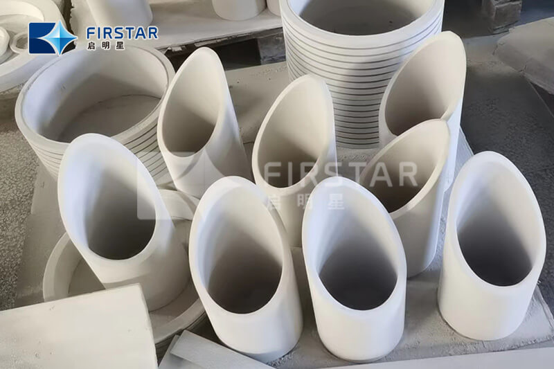 Abrasive Alumina & Sisic Silicon Carbide Pipe Elbow Linings Abrasive Alumina & Sisic Silicon Carbide Pipe Elbow Linings
